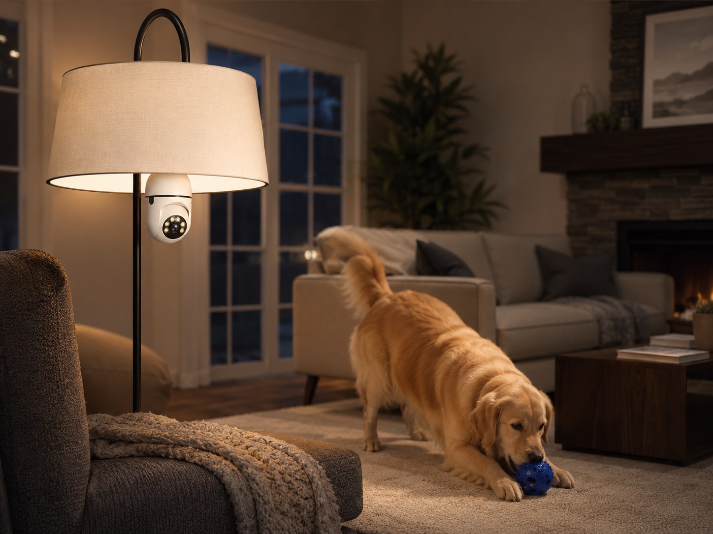 HomeSentinel™ 360° Smart Bulb Security Camera